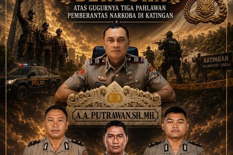 Salam Hormat Dan Duka Mendalam, Satnarkoba Polres Pelabuhan Tanjung Perak Berduka Atas Gugurnya Tiga Pahlawan Pemberatas Narkoba Di Katingan