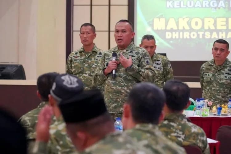 Bangun Soliditas Internal, Danrem Untoro: Kunci Keberhasilan Tugas