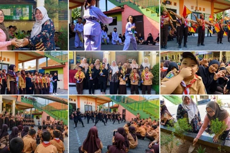 MPLS SDN Pepelegi 1 Ditutup Meriah: Dari Yel-Yel Hingga Penanaman Pohon Simbol Kolaborasi Sekolah dan Orang Tua