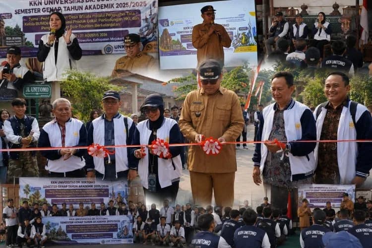 Resmikan Jl. Unitomo, Rektorat Dukung Potensi Bejijong
