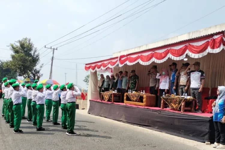Gerak Jalan PHBN ke-81 Jadi Momentum Perkuat Kebersamaan Warga Tanggunggunung