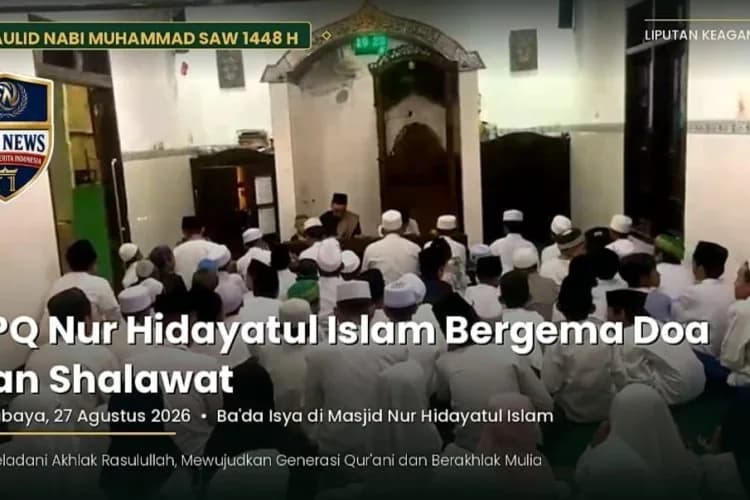 Maulid Nabi Muhammad SAW 1448 H: TPQ Nur Hidayatul Islam Bergema Doa dan Shalawat
