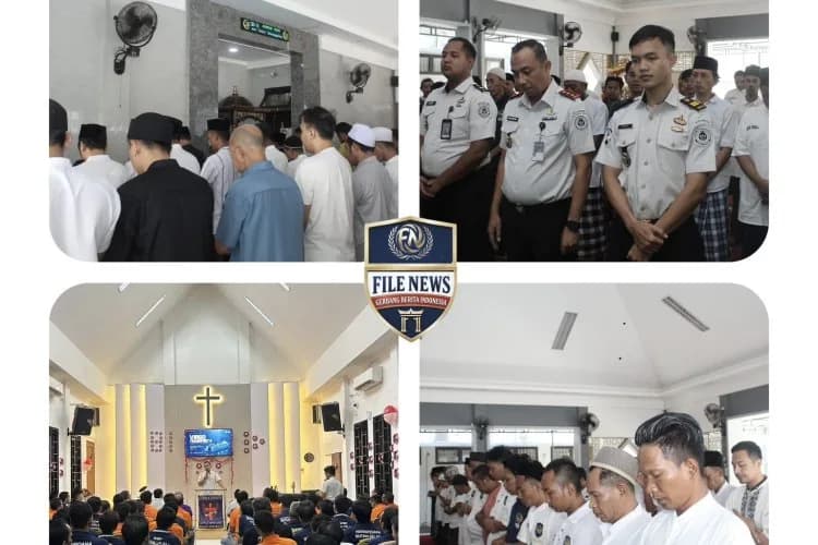 Rutan Kelas I Surabaya Gelar Doa Bersama Lintas Agama untuk Korban Musibah KMP Virgo Transport 8