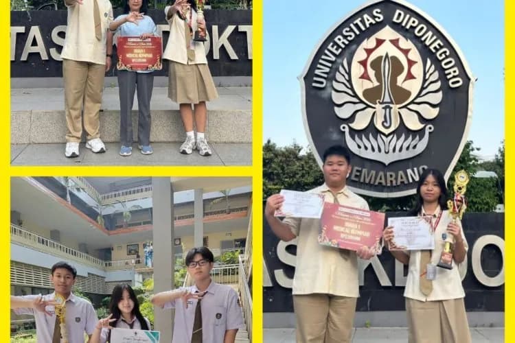 SMAK Frateran Surabaya Borong Dua Juara 1 Nasional, Sabet LIC UISI dan MEDDIPS FK UNDIP