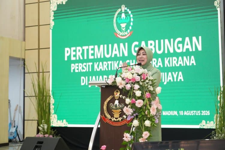 Pertemuan Gabungan Persit PD V/Brawijaya di Korem 081/DSJ