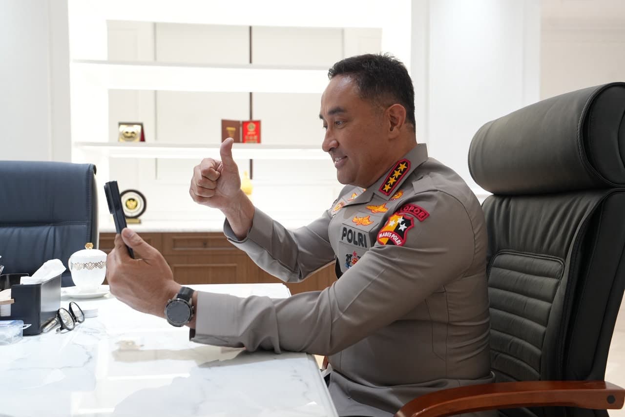 Kapolri Suyudi Beri Dukungan kepada Iptu Agus yang Alami ISPA saat Bertugas Padamkan Karhutla
