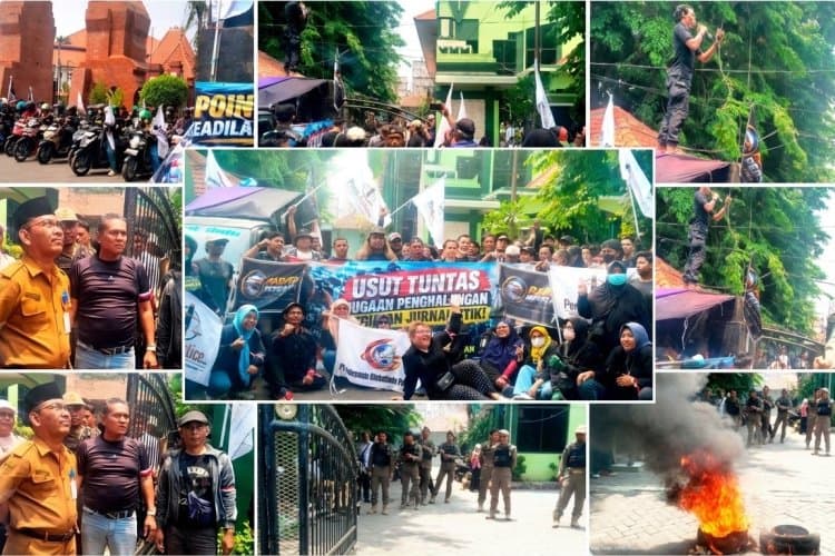Audiensi Dinilai "Dongeng", Massa Barata Persada Layangkan Ultimatum ke Disdikbud Sidoarjo