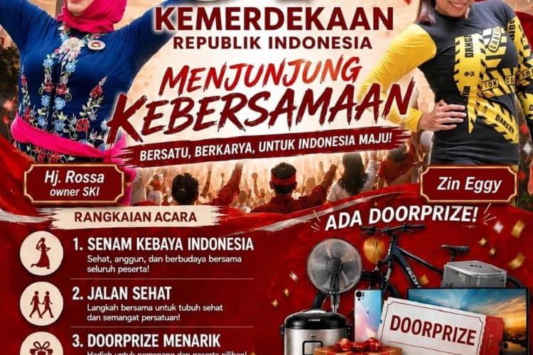 Dirgahayu HUT RI Ke-81 Menjunjung Kebersamaan, Warga Perum Asabri Bumiayu Indah, Dihadiri Wali Kota Malang dan Tokoh Populer, Indonesia Berdaulat Adil dan Makmur
