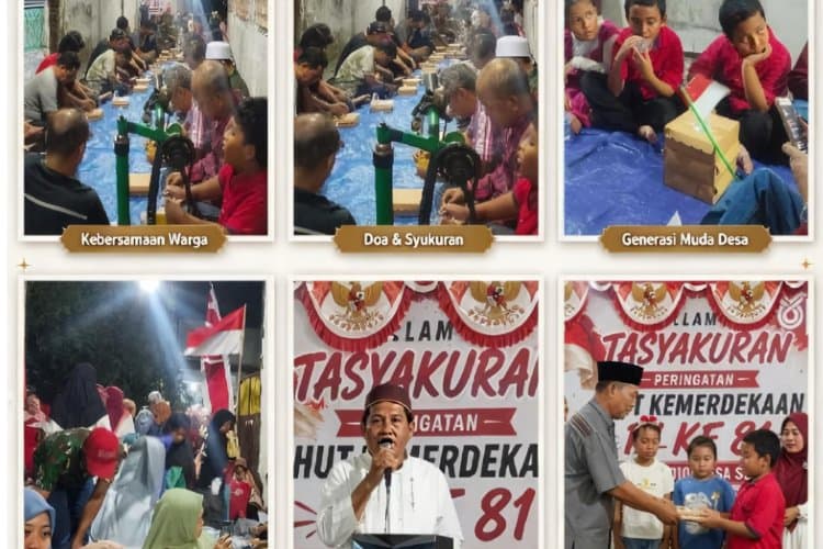 Guyub Rukun Warga Ketapang: Malam Tasyakuran HUT RI Ke-81 Diwarnai Doa Bersama dan Apresiasi Lomba