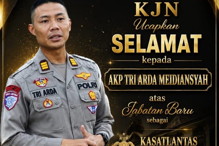 KJN Ucapkan Selamat kepada AKP Tri Arda Meidiansyah atas Jabatan Baru sebagai Kasatlantas Polres Ponorogo