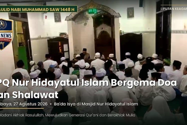Maulid Nabi Muhammad SAW 1448 H: TPQ Nur Hidayatul Islam Bergema Doa dan Shalawat