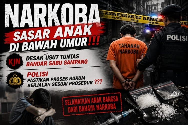 Narkoba Sasar Anak di Bawah Umur, KJN Desak Usut Tuntas Bandar Sabu Sampang