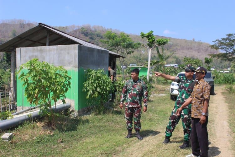 Pastikan Irigasi Optimal, Dandim Tulungagung Tinjau Irpom Bantuan Sterad di Desa Tamban