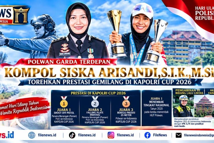 POLWAN GARDA TERDEPAN, KOMPOL SISKA ARISANDI, S.I.K., M.Si., TOREHKAN PRESTASI GEMILANG DI KAPOLRI CUP 2026