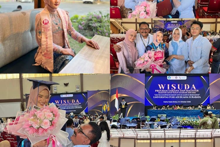 Putri Ki Dalang Umar Al Khothob, N.H., Citya Sabrina Ning Faziera Lulus Cumlaude dan Resmi Bergelar S.Keb. dari UAB Surabaya