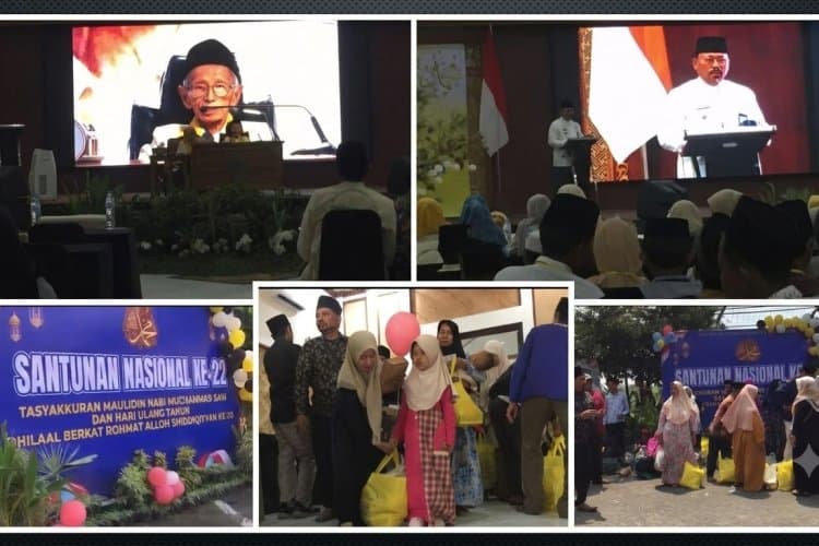 Santunan Nasional Ke-22 sekaligus tasyakuran memperingati HUT ke-26 DHILAAL BERKAT ROHMAT ALLOH SHIDDIQIYYAH (DHIBRA Pusat)