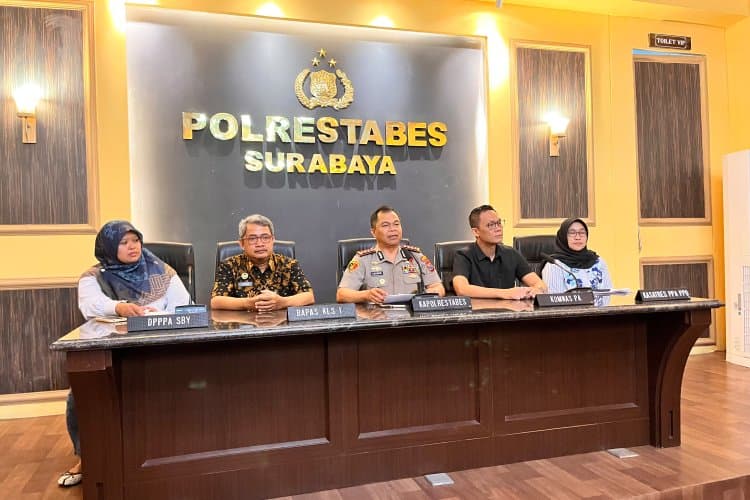 Satres PPA-PPO Polrestabes Surabaya Ungkap Kasus Diduga Tindak Pidana Anak Kekerasan Berujung Kematian