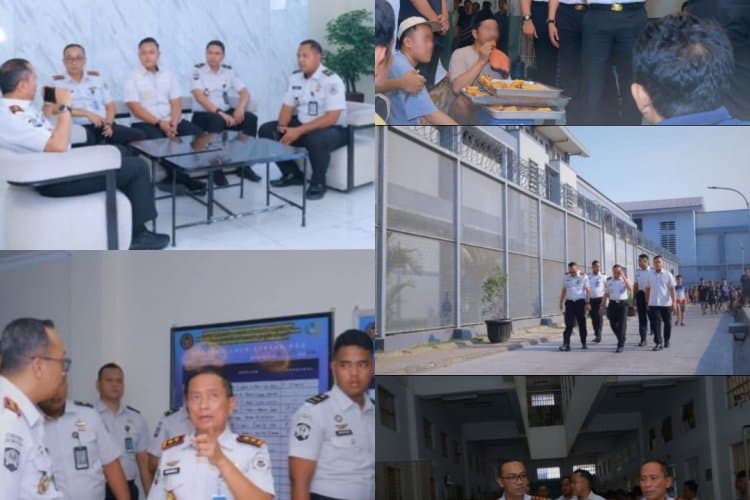 Sidak Rutan Kelas 1 Surabaya, Kakanwil Ditjenpas Jatim Tegaskan: Tak Boleh Ada Perlakuan Khusus di Luar Aturan